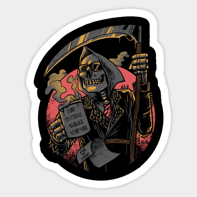 Black Coffee Sticker by joerock